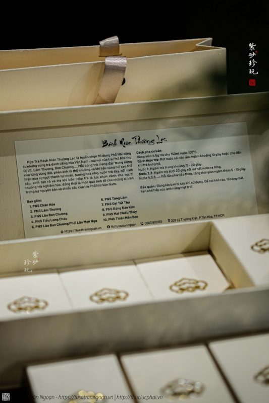 Bách Niên Thường Lạc – Hộp trà Phổ Nhĩ biểu tượng của trường thọ & an lạc