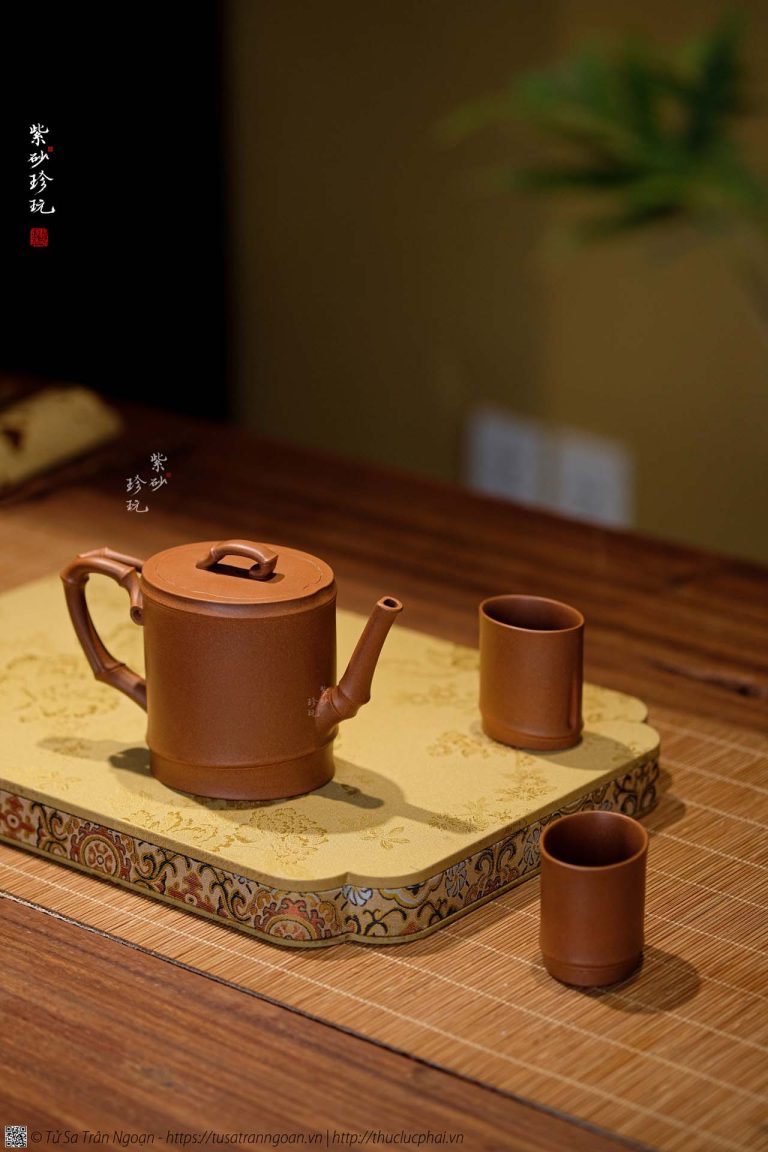 Bộ ấm chén tử sa đấu giá 2019 tại Giang Tô